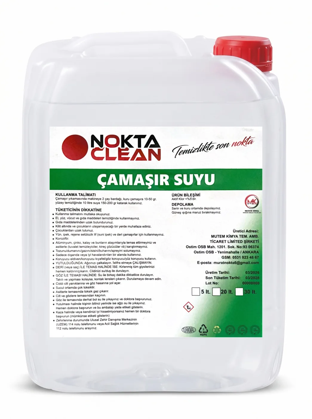 Çamaşır Suyu