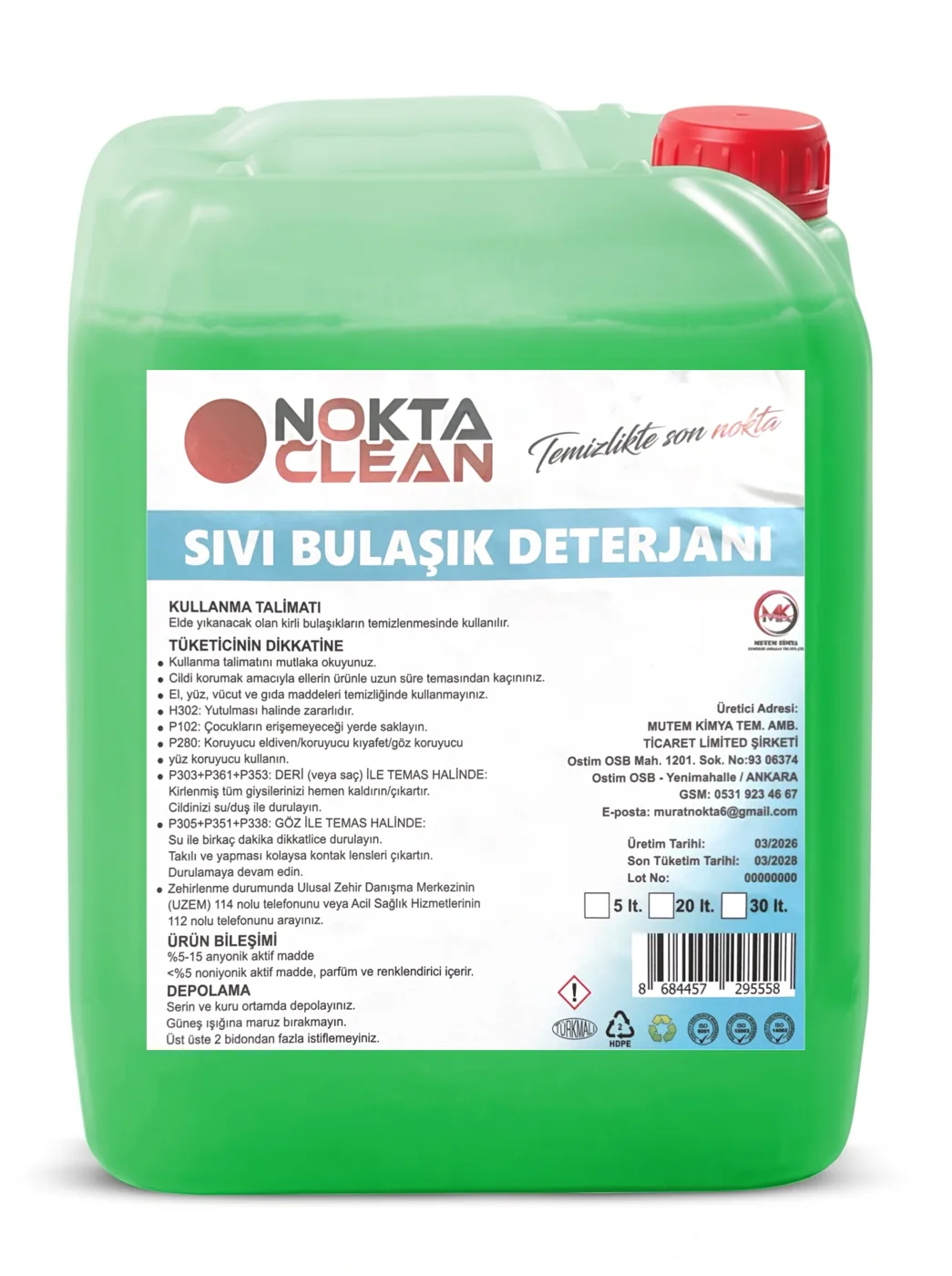 Sıvı Bulaşık Deterjanı